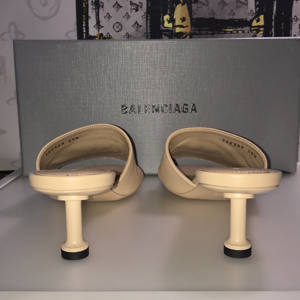 New Balenciaga Groupie BB Logo Slide Sandal (Women) Size EU 39.5 - Picture 14 of 17